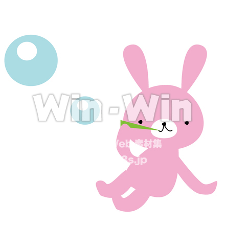うさぎのCG・イラスト素材 W-006287
