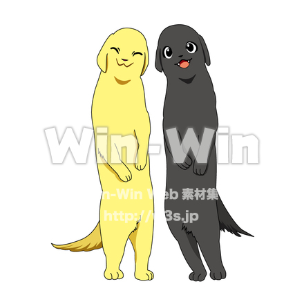 犬のCG・イラスト素材 W-006662