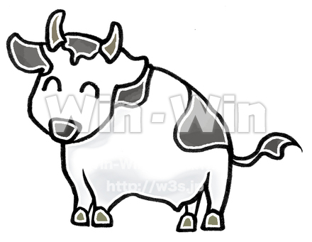 うしのCG・イラスト素材 W-006630