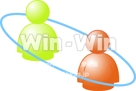 人物アイコンのCG・イラスト素材 W-006577