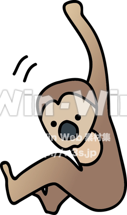 さるのCG・イラスト素材 W-008865