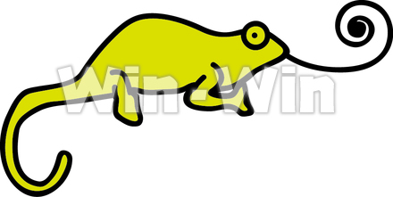 カメレオンのCG・イラスト素材 W-008863