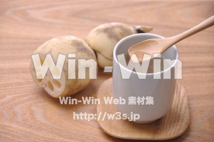 蓮根葛湯の写真素材 W-009790