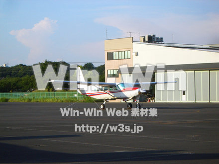 飛行機の写真素材 W-009398