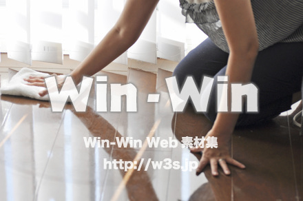 拭き掃除の写真素材 W-009679