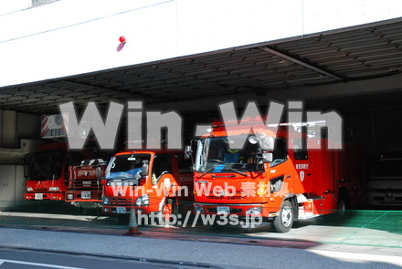 消防車の写真素材 W-009384