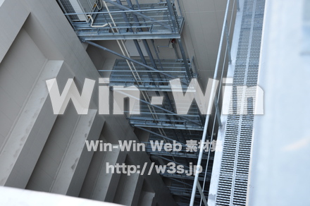 階段のある風景の写真素材 W-008491