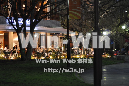 テーブルのある風景の写真素材 W-008432