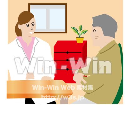 介護相談のCG・イラスト素材 W-008839