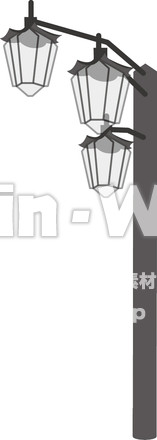 街灯のCG・イラスト素材 W-008974