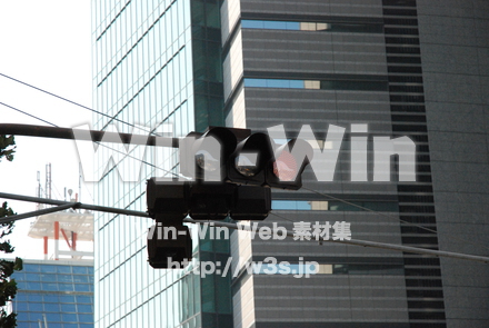 赤信号の写真素材 W-008102