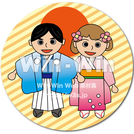 お正月のCG・イラスト素材 W-009621