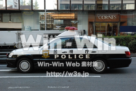 パトカーの写真素材 W-009382