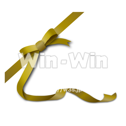 リボンのCG・イラスト素材 W-009388