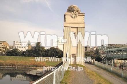 川崎河港水門の写真素材 W-008630