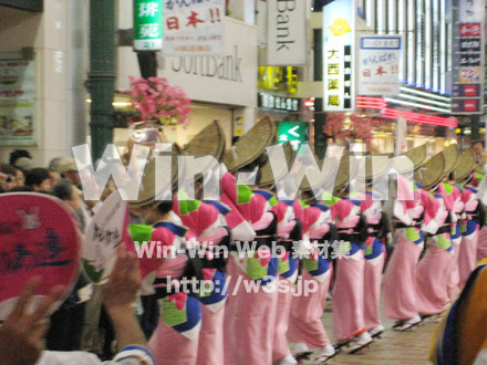 阿波踊りの写真素材 W-008870