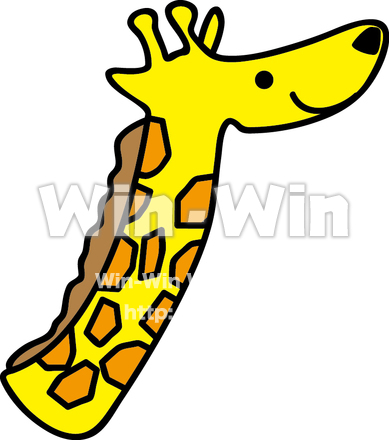 キリンのCG・イラスト素材 W-008866