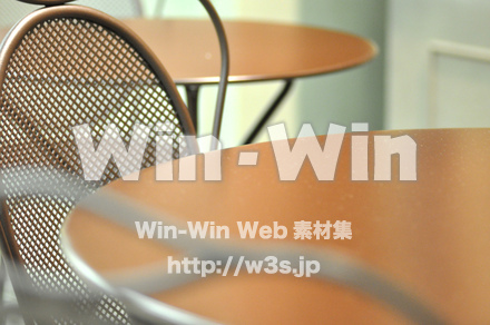 テーブルのある風景の写真素材 W-008435