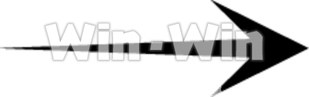 矢印のシルエット素材 W-009563