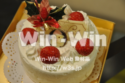 クリスマスケーキの写真素材 W-008365