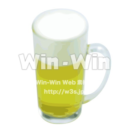 ビールのCG・イラスト素材 W-009283