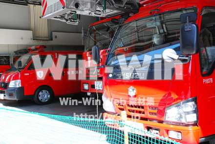 消防車の写真素材 W-009381