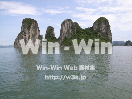 カンボジアの川の写真素材 W-008244