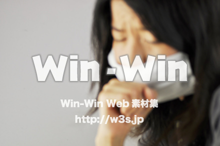 風邪・花粉・頭痛の写真素材 W-008380