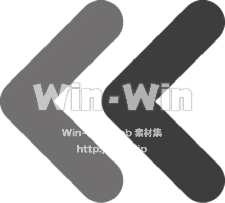 矢印のシルエット素材 W-009565