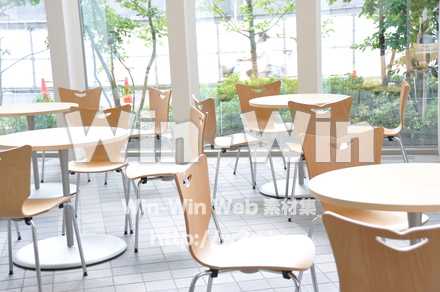 テーブルのある風景の写真素材 W-008447