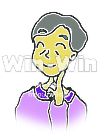 提案するおばさんのCG・イラスト素材 W-009707