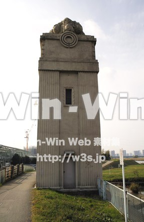 川崎河港水門の写真素材 W-008629