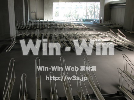 自転車置き場の写真素材 W-009377