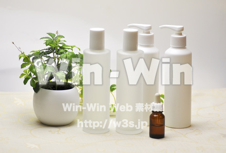 基礎化粧品イメージの写真素材 W-008348