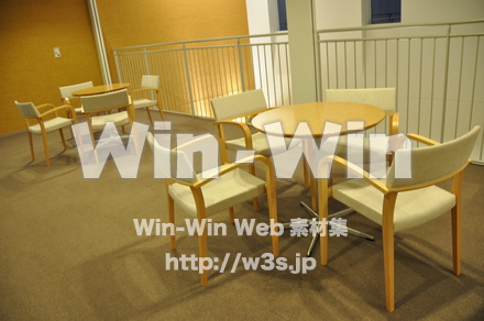 テーブルのある風景の写真素材 W-008441