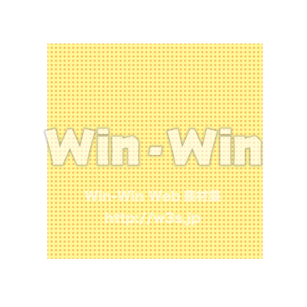 ドット柄（イエロー）のCG・イラスト素材 W-010604