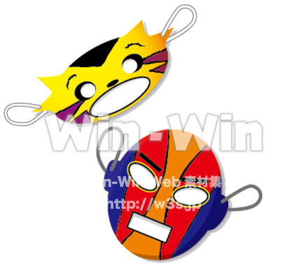 お面のCG・イラスト素材 W-010117