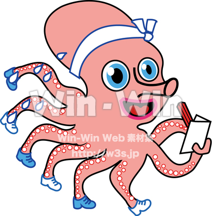 たこのCG・イラスト素材 W-011537