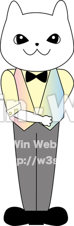 ねこのCG・イラスト素材 W-011545