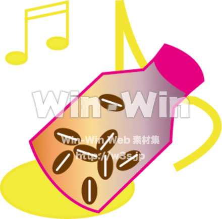 ペットボトルマラカスのCG・イラスト素材 W-010123