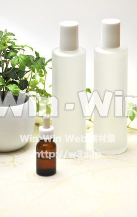 基礎化粧品イメージの写真素材 W-010663