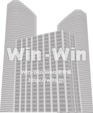 ビル群のCG・イラスト素材 W-010089