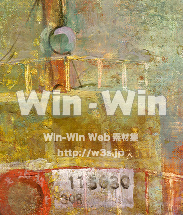 油絵の具の表情の写真素材 W-010886