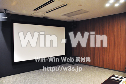 シアタールームの写真素材 W-010002