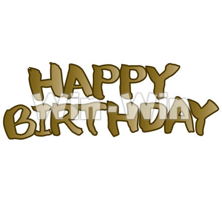 happybirthdayのCG・イラスト素材 W-010873
