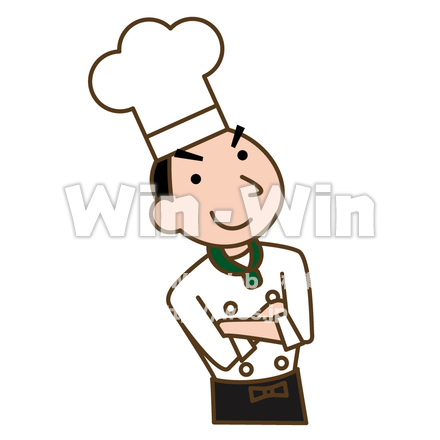 コックのCG・イラスト素材 W-010629