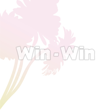 花のシルエット素材 W-011039