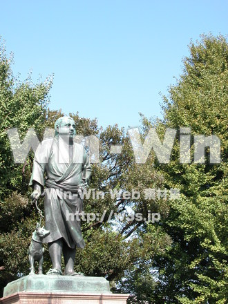 上野の西郷さんの写真素材 W-010608