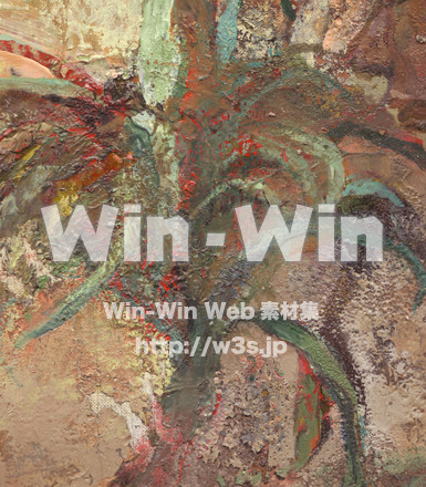 油絵の具の表情の写真素材 W-010895