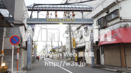 コリアンタウンの写真素材 W-011255